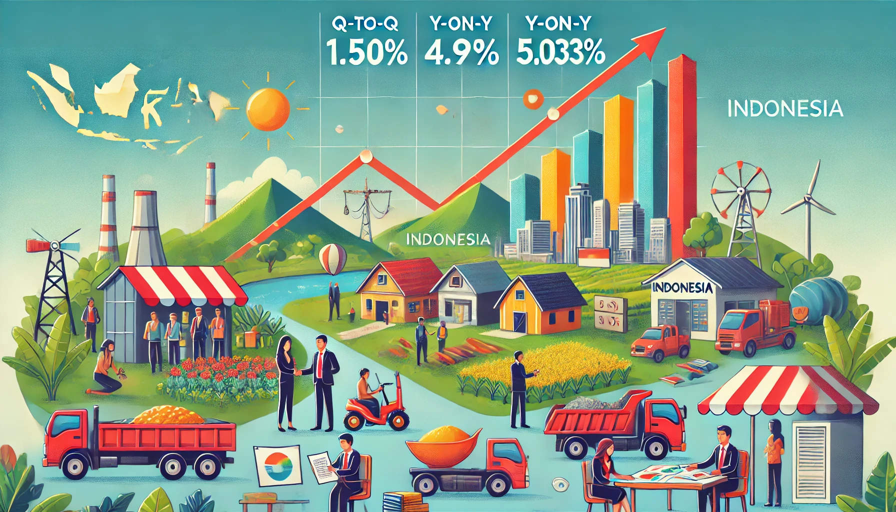 Perekonomian Indonesia masih positif meski ada perlambatan pertumbuhan