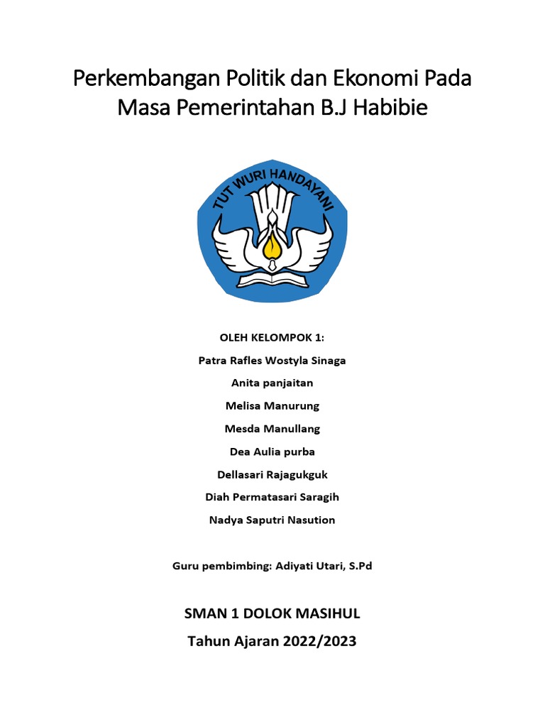 Pengertian dan Dampak Kebijakan Ekonomi BJ Habibie di Indonesia