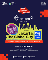 MCorp resmi membuka rangkaian ANTAM Presents The 14th Annual Jakarta Marketing Week 2026