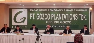 Direktur Perkebunan & Teknik PT Gozco Plantations Tbk, Andrew Michael Vincent menyampaikan apresiasi atas pencapaian tahun 2024 yang penuh tantangan