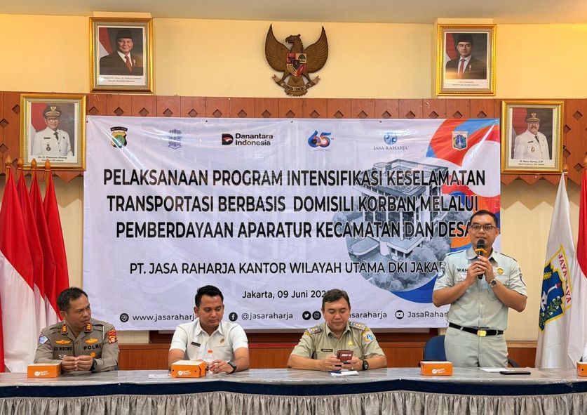 Tekan Angka Kecelakaan, Jasa Raharja DKI Bersama Satlantas Jakut dan RS Hermina Gelar Safety Campaign di Cilincing