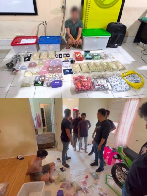 Gencar Brantas Narkoba, Gudang Narkoba Dibongkar Ditresnarkoba Polda Riau