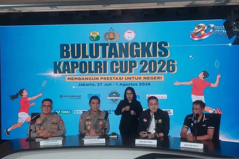 Piala Kapolri 2026 Hadirkan Lebih dari 1.200 Pebulu Tangkis dari Kategori Umum, Polri, dan Disabilitas
