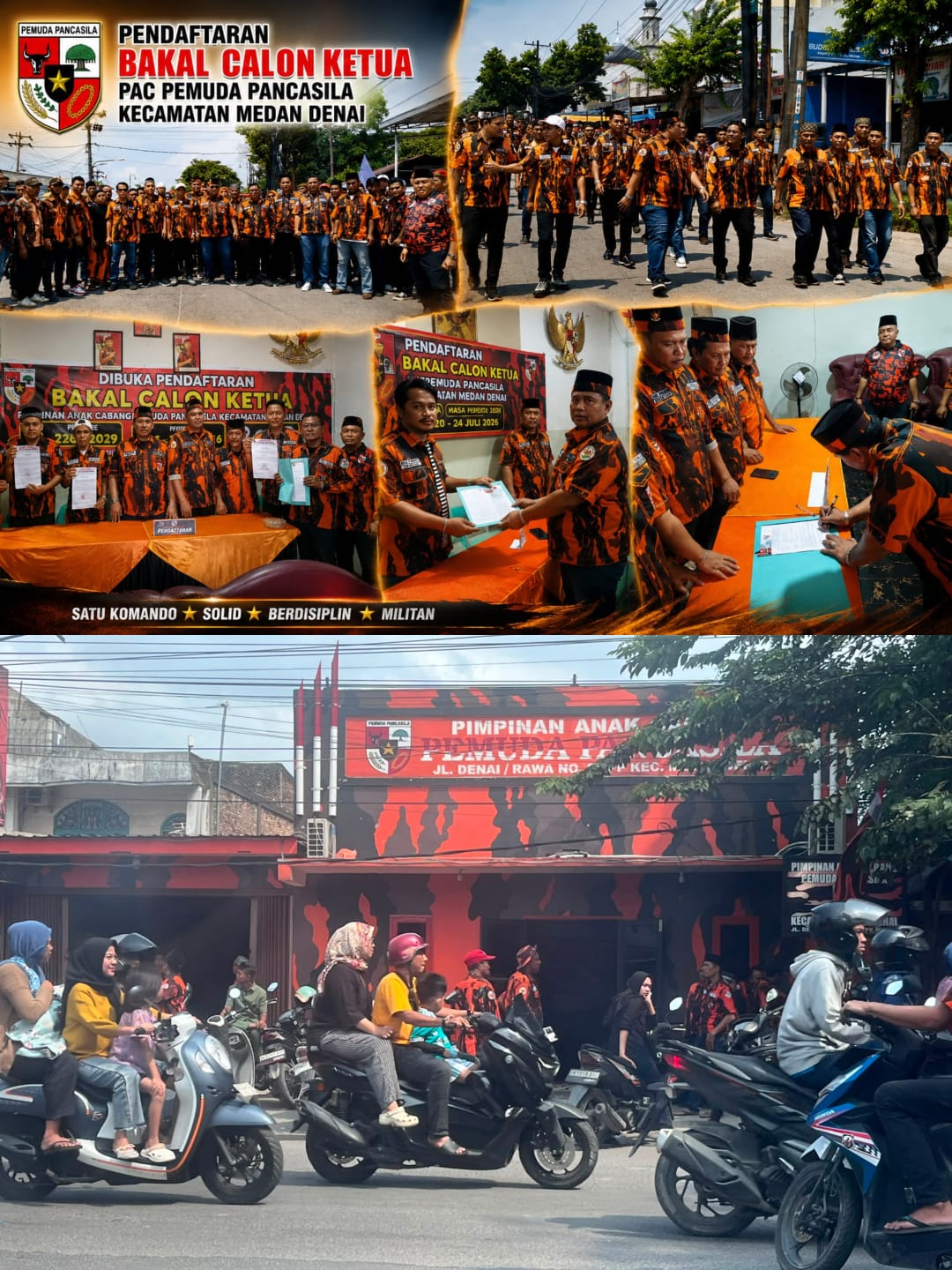 Diiringi Dukungan Solid Pengurus Ranting, Guntur Sahputra Resmi Daftar dan Jadi Calon Tunggal Ketua PAC Pemuda Pancasila Medan Denai