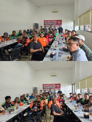 Sinergitas Ojol Sumut Ciptakan Ruang Publik yang Aman dan Kondusif