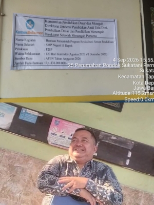 Guru SMP Negeri 11 Kota Depok Halangi Tugas Wartawan 