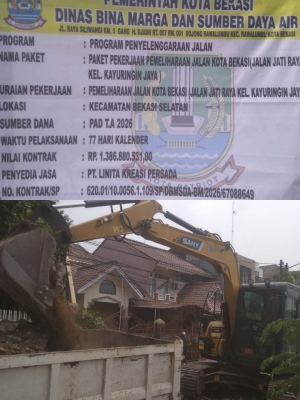 Proyek Penyelenggara Jalan Jati Kayuringin Tidak Memenuhi K 3