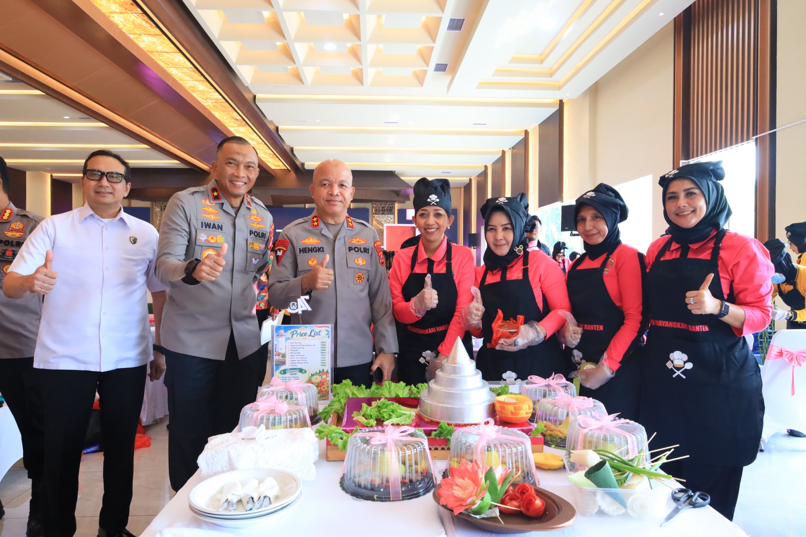 Polda Banten Gelar Lomba Hias Tumpeng HKGB ke-74, Tekankan Makna Kebersamaan dan Peran Bhayangkari