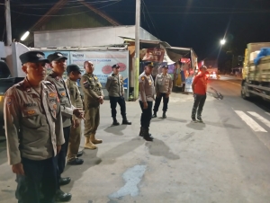Tekan Potensi Kejahatan Jalanan dan Geng Motor, Patroli Sinergitas Polsek Palasah dan Satpol PP Sisir Jalur Perbatasan