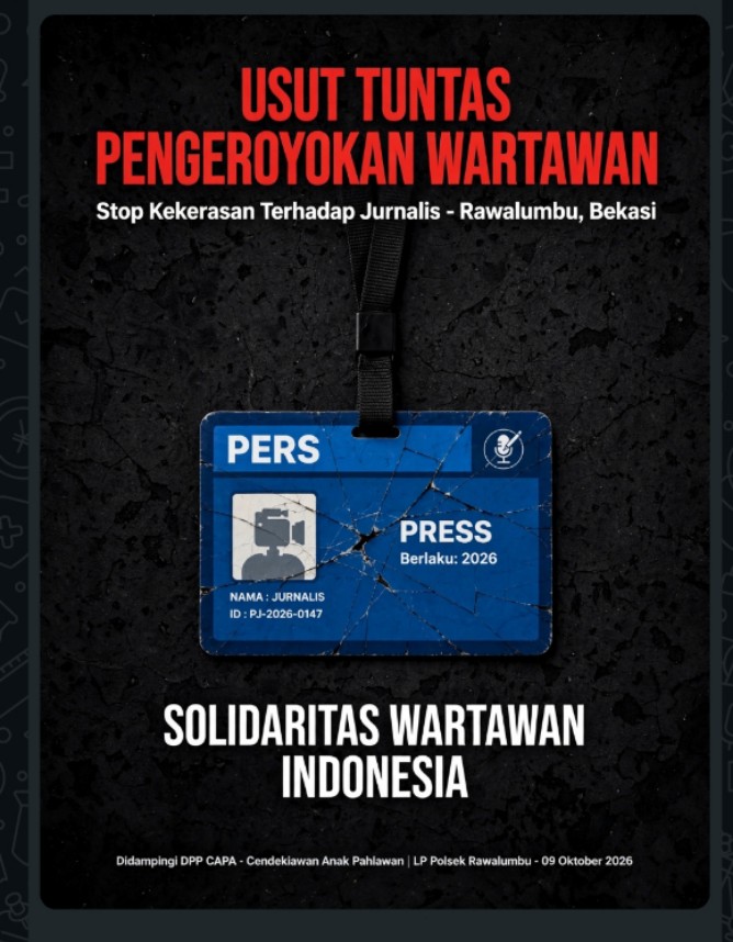 Wartawan Diduga Dikeroyok 10 Orang, Ditelanjangi dan Dirampok Saat Liputan di Rawalumbu, Diantaranya Oknum TNI